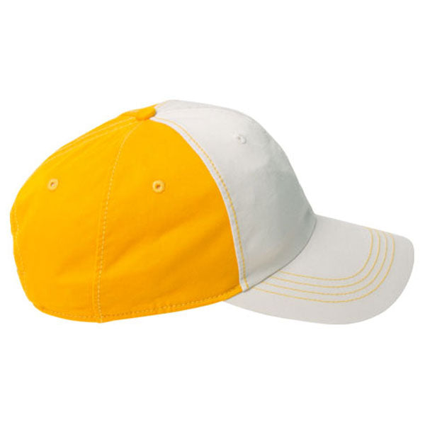 AHEAD Chalk/University Gold Collegiate Washed 2-Tone Cap