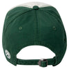 AHEAD Chalk/University Hunter Green Collegiate Washed 2-Tone Cap