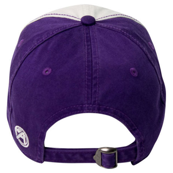 AHEAD Chalk/University Purple Collegiate Washed 2-Tone Cap