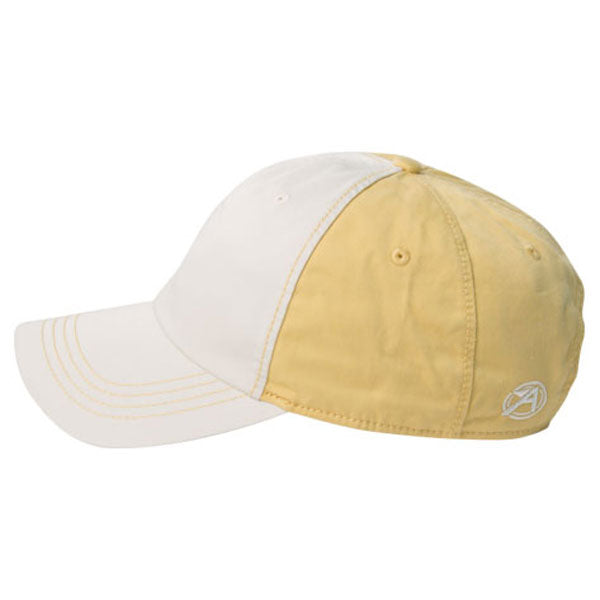 AHEAD Chalk/Vegas Gold Collegiate Washed 2-Tone Cap