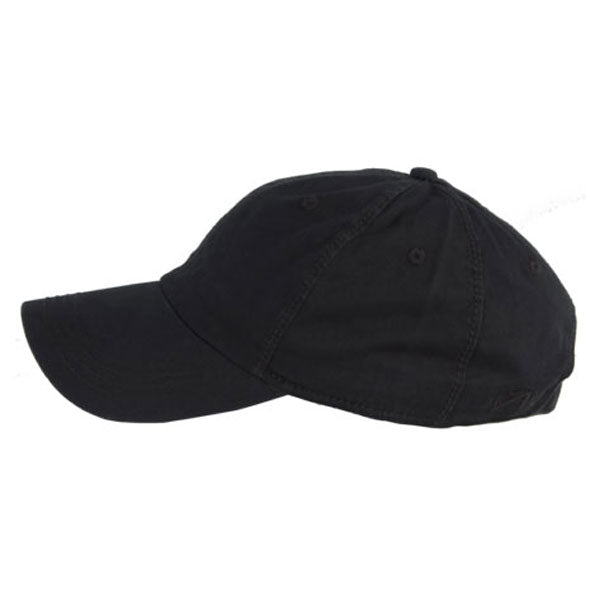 AHEAD University Black Collegiate Washed Unstructured Cap