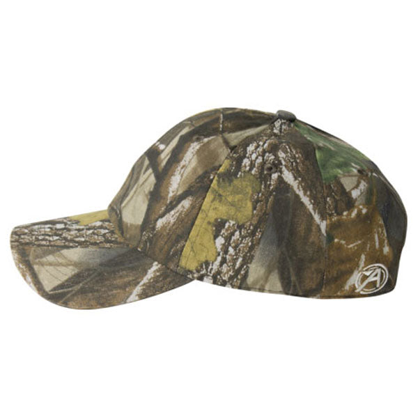 AHEAD Hd Green/Camo Real Tree Hardwoods Cap