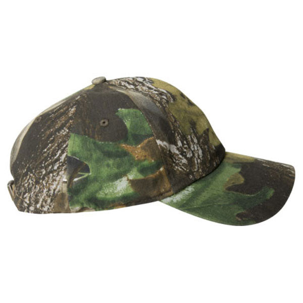 AHEAD Hd Green/Camo Real Tree Hardwoods Cap