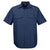 Harriton Men's Navy Key West Short-Sleeve Performance Staff Shirt