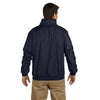 Harriton Men's Navy/Black Fleece-Lined Nylon Jacket