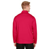 Harriton Men's Red Advantage Snag Protection Plus Quarter-Zip