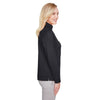 Harriton Women's Black Advantage Snag Protection Plus Quarter-Zip