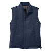 Harriton Men's New Navy Essential Polyfill Vest