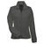 Harriton Women's Charcoal 8 oz. Full-Zip Fleece