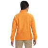 Harriton Women's Safety Orange 8 oz. Full-Zip Fleece