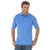 Wrangler Men's Royal Blue 20X Advanced Comfort Performance Moire Polo