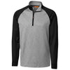 Cutter & Buck Men's Black All-Star Printed Half Zip