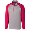 Cutter & Buck Men's Red All-Star Printed Half Zip