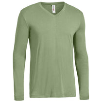Expert Men's Meadow American Moca V-Neck Long Sleeve Tee