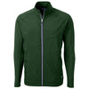 Cutter & Buck Men's Hunter Adapt Eco Knit Hybrid Recycled Full Zip Jacket