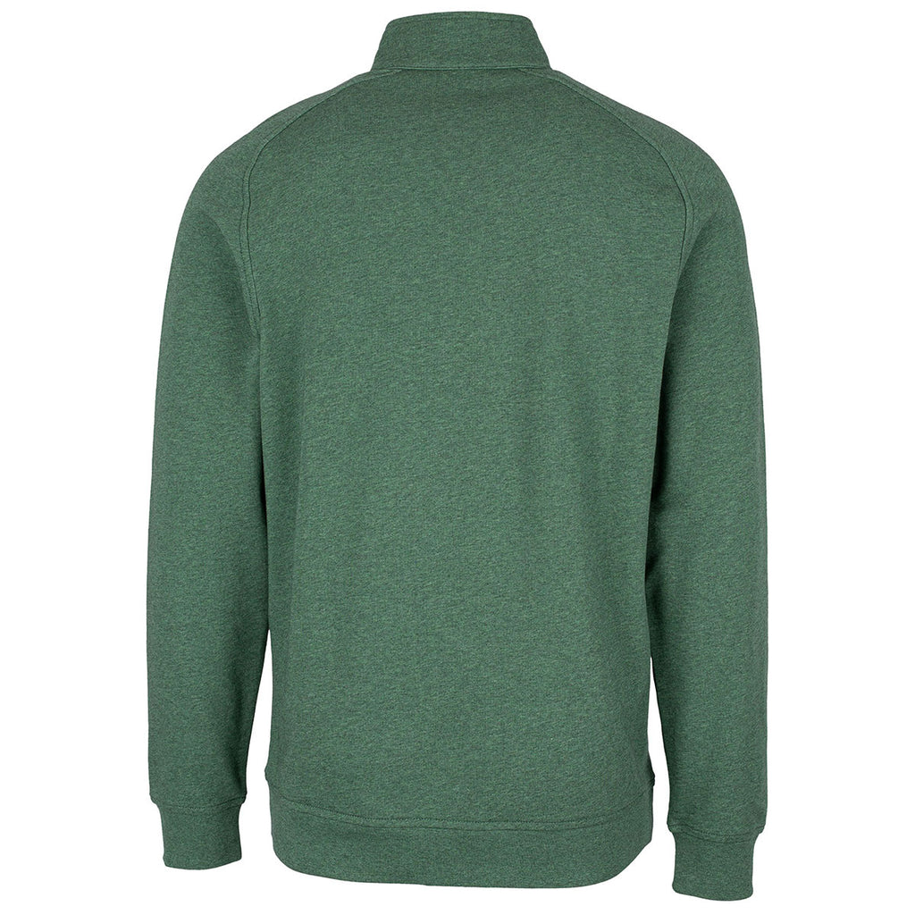 Cutter & Buck Men's Hunter Heather Saturday Mock Sweatshirt