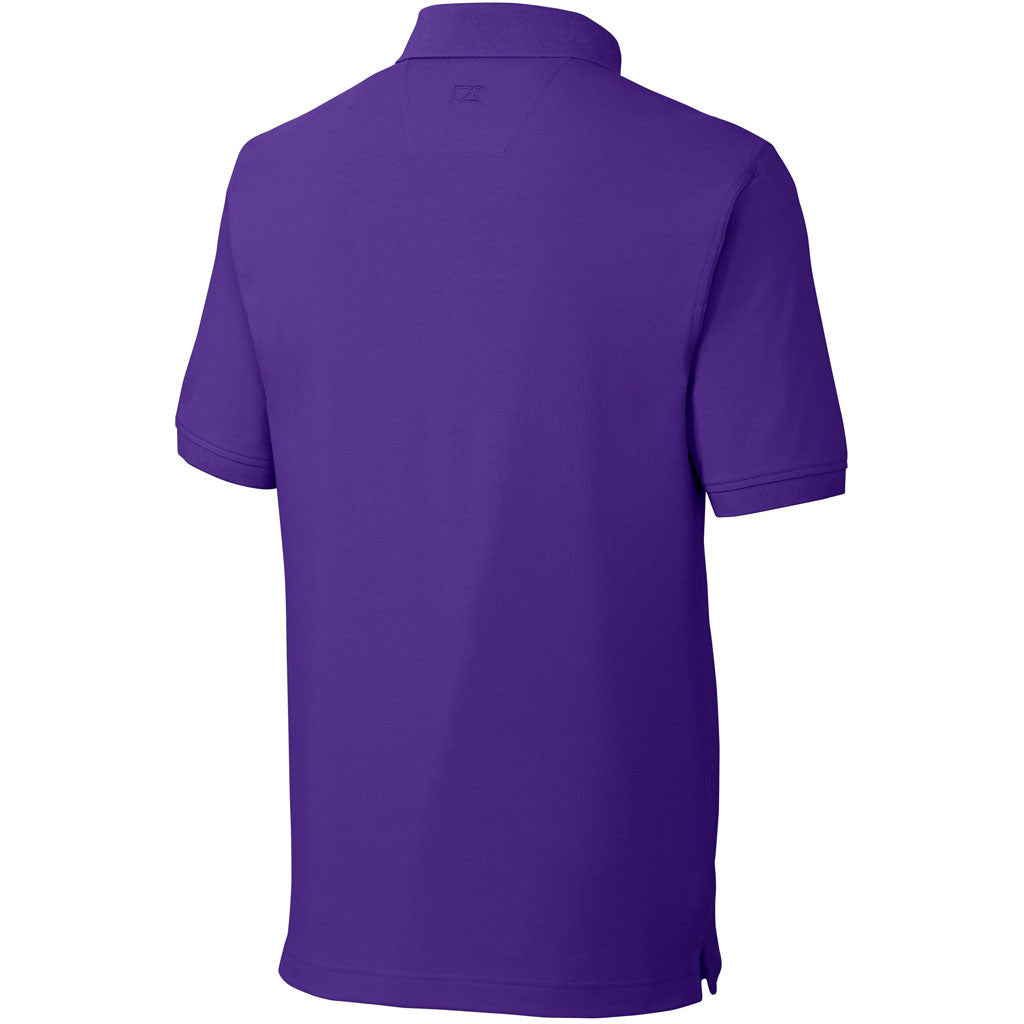 Cutter & Buck Men's Purple Advantage Polo