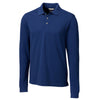 Cutter & Buck Men's Indigo Advantage Long Sleeve Polo