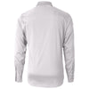 Cutter & Buck Men's White/Black Versatech Geo Dobby Stretch Long Sleeve