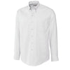 Cutter & Buck Men's White L/S Epic Easy Care Nailshead