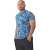 Glyder Men's Denim Blue Tie-Dye Salton Short Sleeve