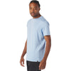 Glyder Men's Ice Blue/Oatmilk Stripe Salton Short Sleeve