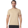 Glyder Men's Ochre Heather/White Stripe Salton Short Sleeve