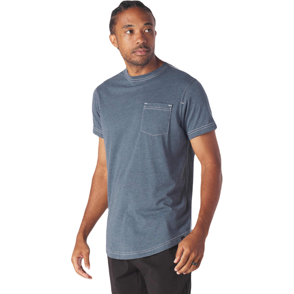 Glyder Men's Steel Blue Heather Do No Harm Tee