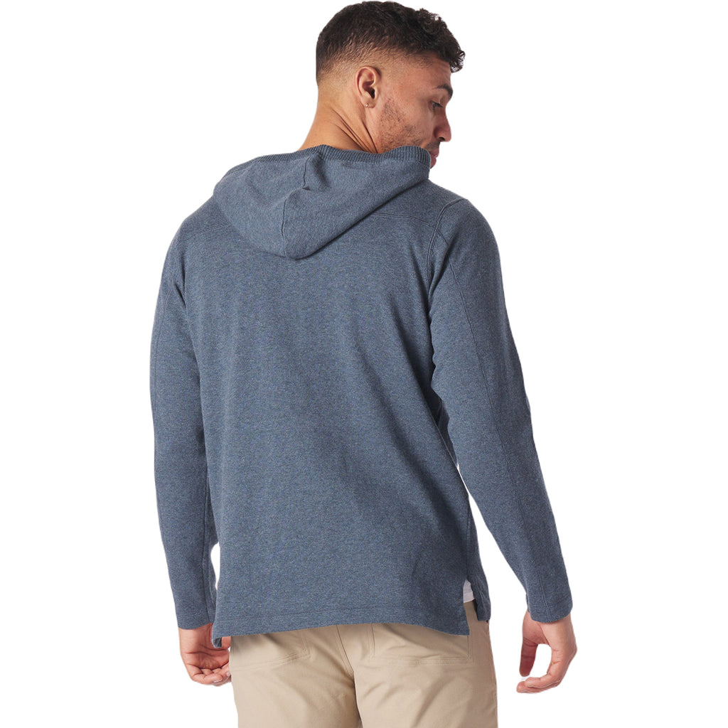 Glyder Men's Steel Blue Ace Hooded Sweater