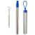 Primeline Blue Festival Telescropic Drinking Straw Kit