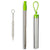 Primeline Green Festival Telescropic Drinking Straw Kit