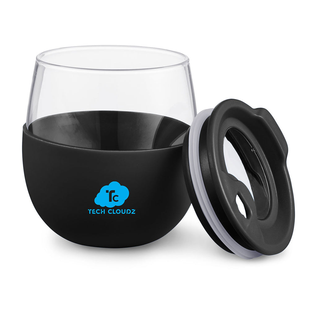 Primeline Black 18.59 oz. Orb Glass Tumbler