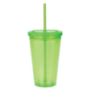 Jetline Translucent Lime Green 16 oz Double Wall Cool Acrylic Tumbler