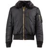 Alpha Industries Men's Black B-15 Slim Flight Jacket