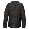 Alpha Industries Men's Black Camo B-15 Down Straight Hem Mod Jacquard Parka