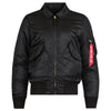 Alpha Industries Men's Black CWU 45/P Slim Flight Jacket