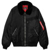 Alpha Industries Men's Black Injector Mod Flight Jacket