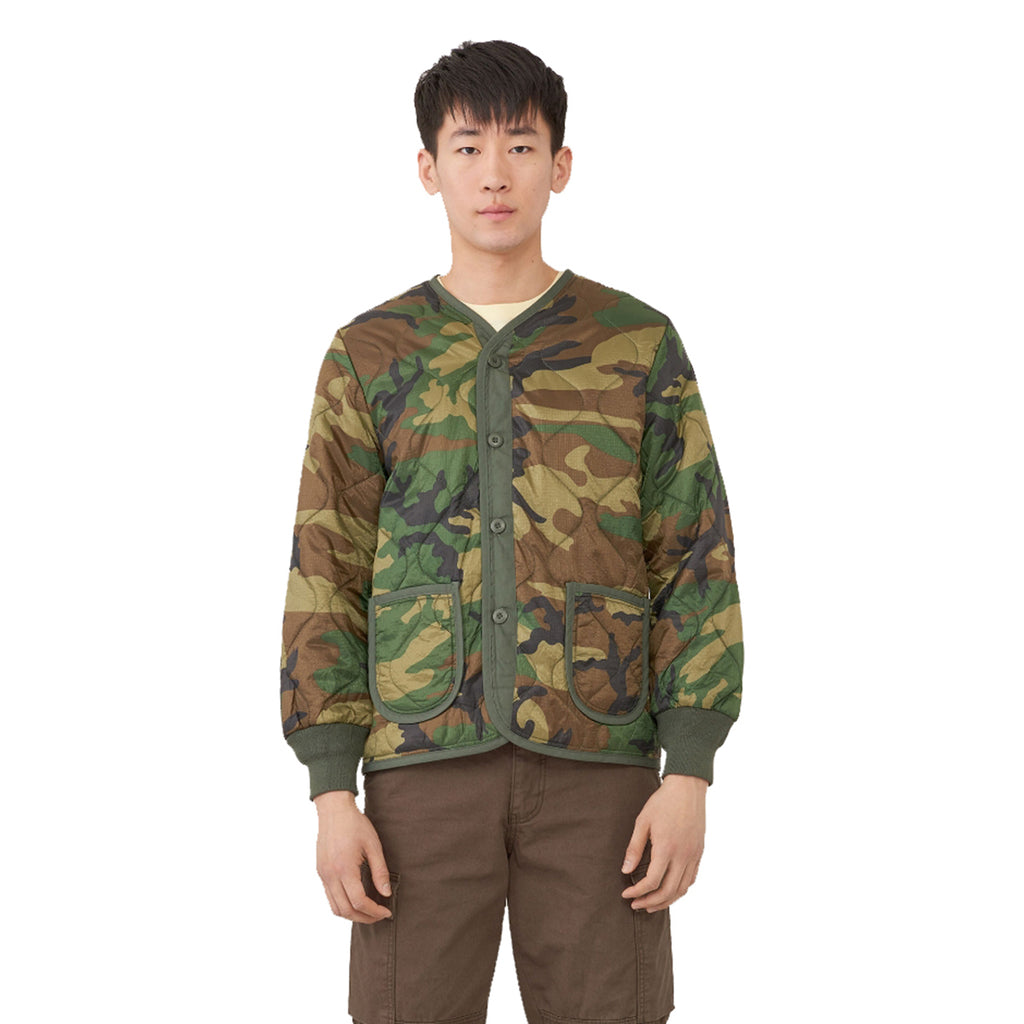 Alpha Industries Men's Woodland Camo M-65 Defender Liner