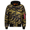 Alpha Industries Men's Tiger Camo MA-1 Natus Flight Jacket