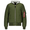 Alpha Industries Men's Sage MA-1 Natus Quilted Flight Jacket