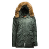 Alpha Industries Men's Sage Green Slim Fit N-3B Parka