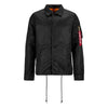 Alpha Industries Men's Black Coaches Jacket