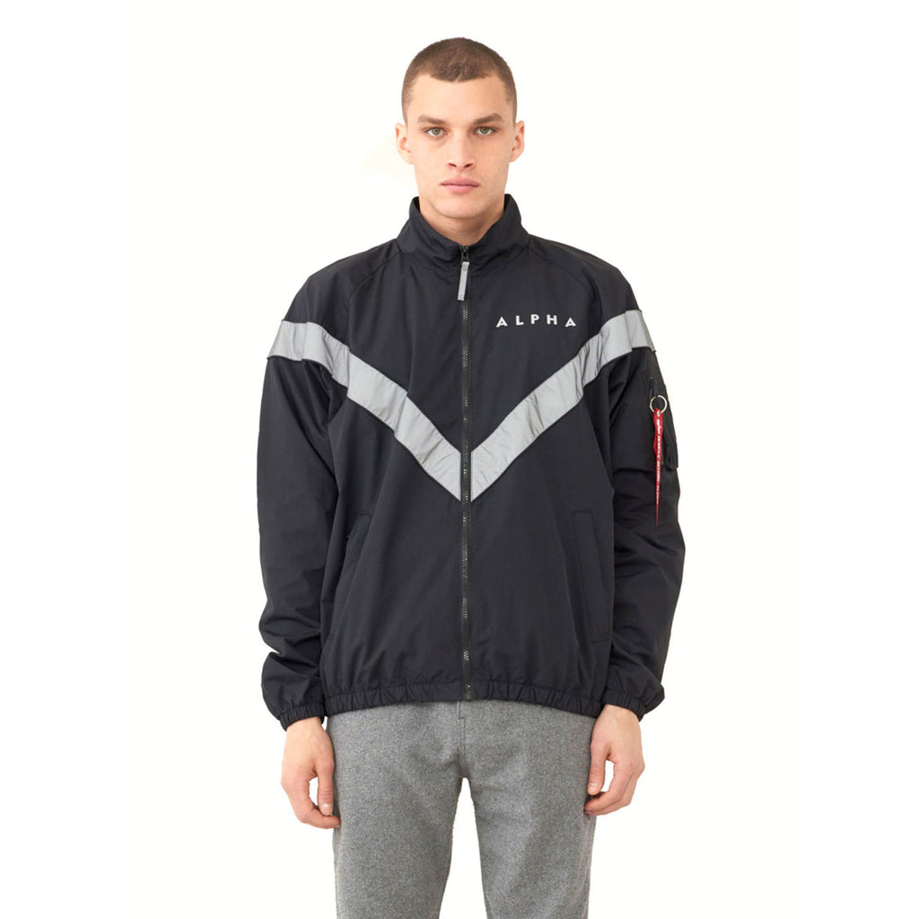 Alpha Industries Men's Black PT Track Jacket