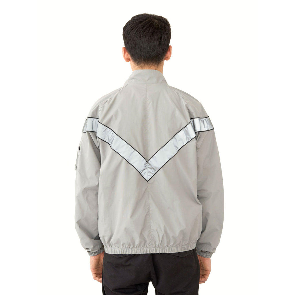 Alpha Industries Men's New Silver PT Track Jacket