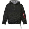 Alpha Industries Men's Reflective Black Camo Ripstop Anorak