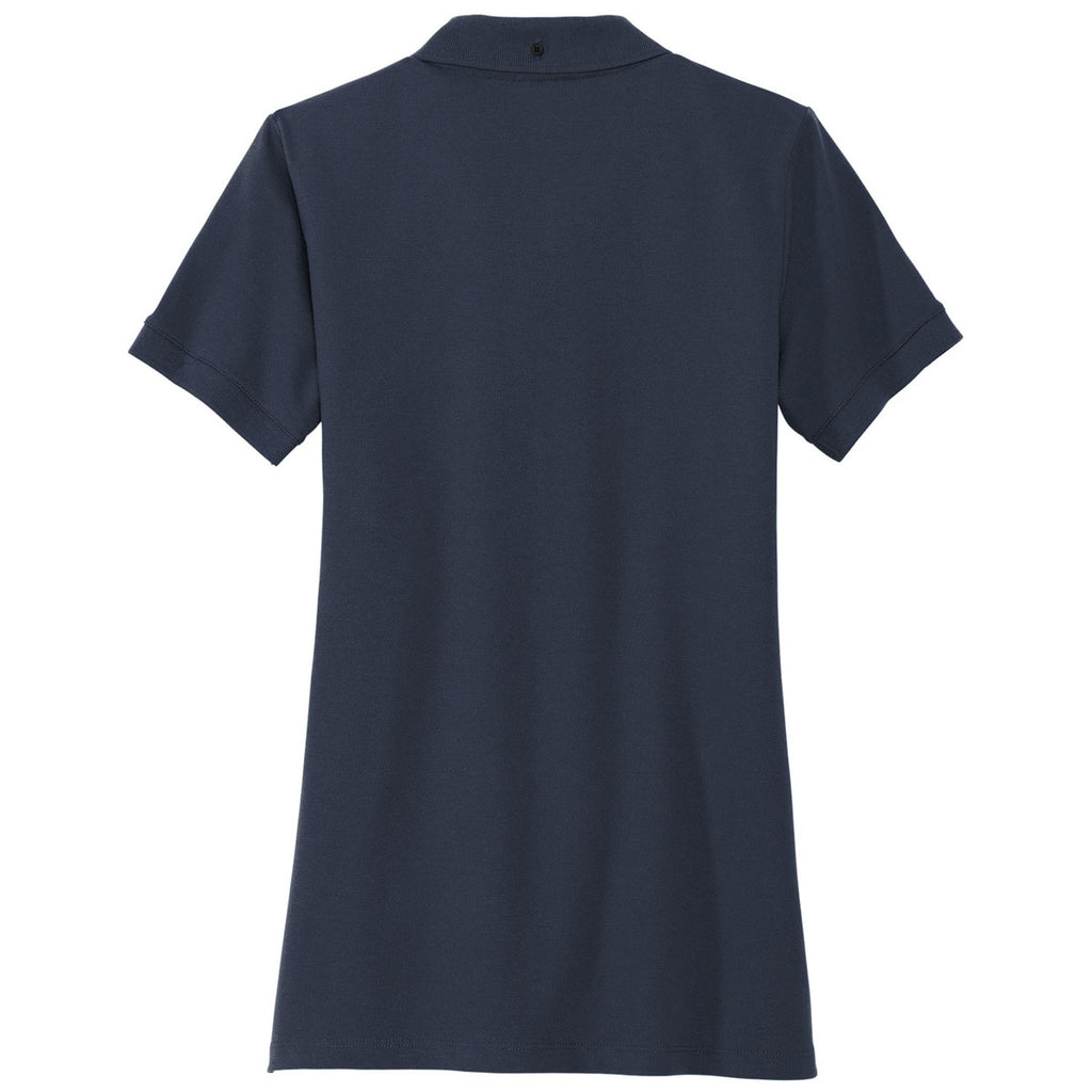 Mercer+Mettle Women's Night Navy Stretch Heavyweight Pique Polo