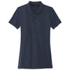 Mercer+Mettle Women's Night Navy Stretch Heavyweight Pique Polo