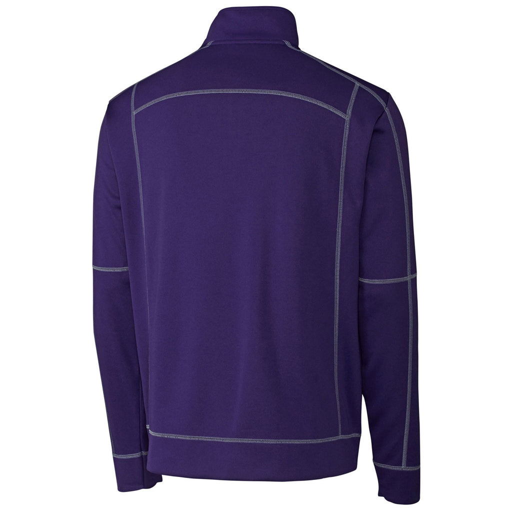 Clique Men's College Purple Helsa Half Zip