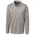 Clique Men's Silver Long Sleeve Ice Pique Polo