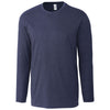 Clique Men's Navy Heather Long Sleeve Phoenix Tee